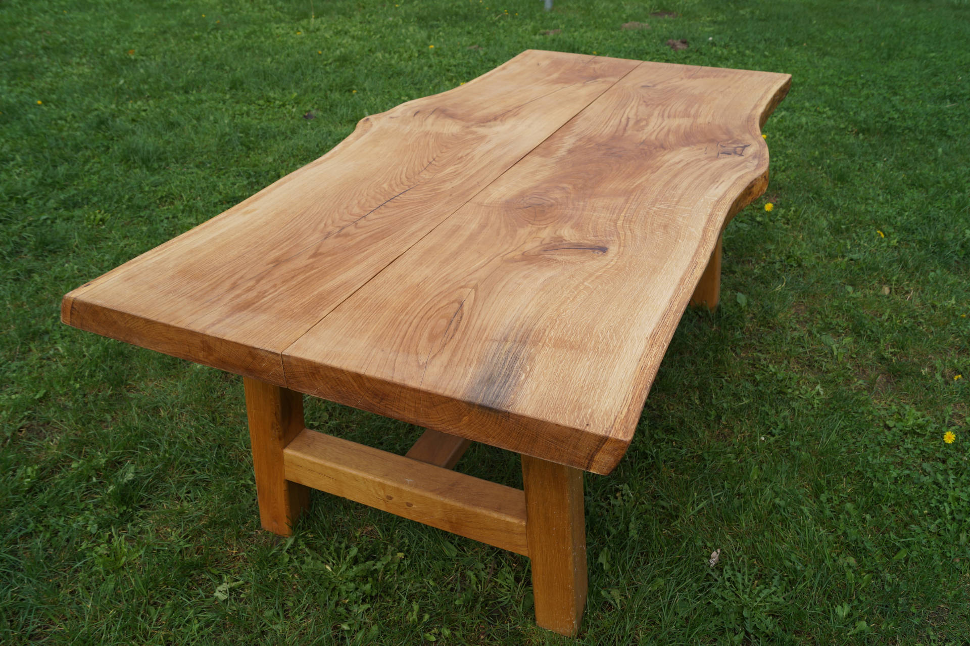 gespiegelte Eichenplatte